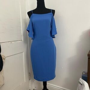 Elegant Blue Women's Dress